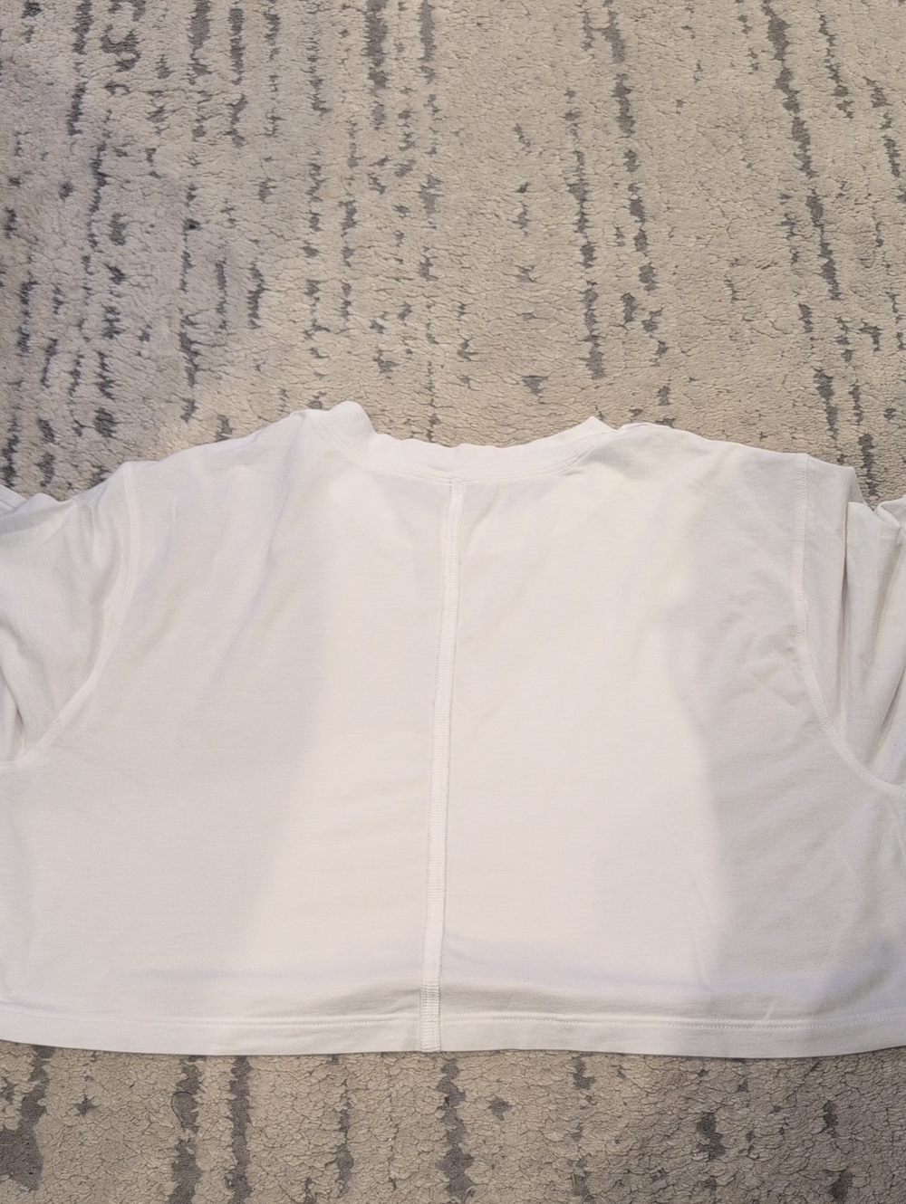 Lululemon All Yours Crop Tee White - Picture 6 of 8